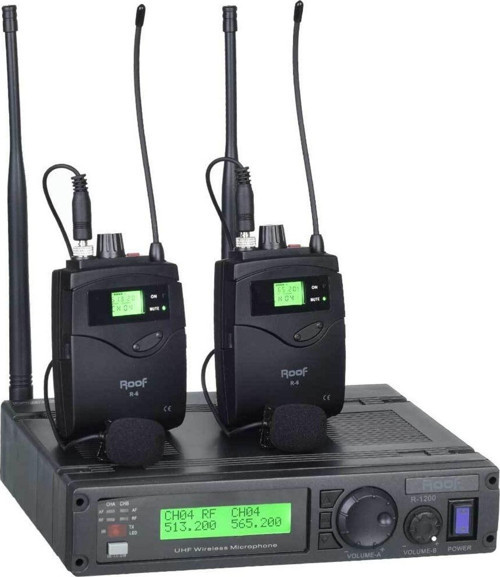 Uhf 2 Yaka Digital Telsiz Pll Kontrol Mikrofon R-1200Yy