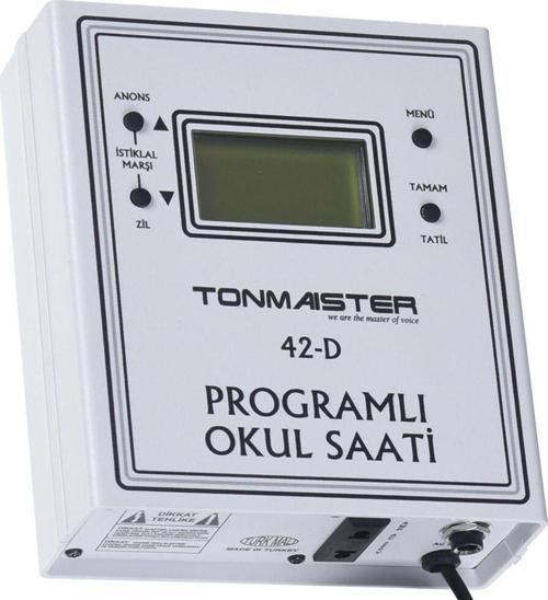 Akıllı Usb Li Duvar Tipi Okul Zil Saati Tm-42 D