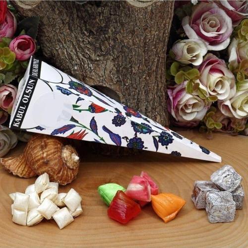 Mevlüt Şekeri Çifte Kavrulmuş Lokumlu Mevlid Şekerli (70 Gr.) 25 Adet