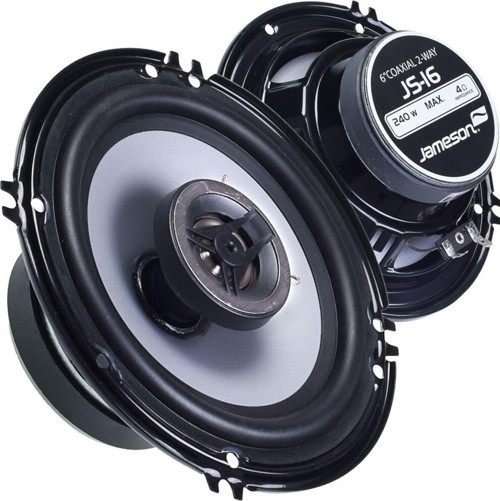 16 Cm 240W 2 Yollu Yuvarlak Oto Hoparlör 2 Adet Js-16