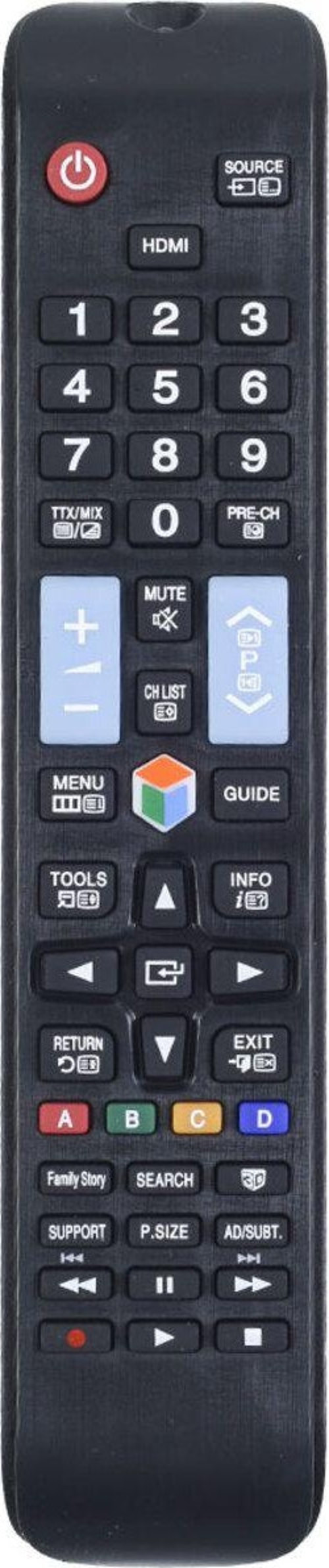 Samsung Source-Hdmi-3D Tuşlu Led Tv Kumanda Hsm471 Tr-402