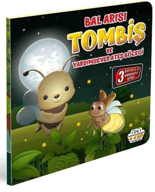 Bal Arısı Tombiş ve Yardımsever Ateş Böceği - 3 Boyutlu Hareketli Kitap