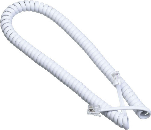 Spiral Telefon Ahize Kablosu 3 Mt Beyaz Tnx-4811 Wh