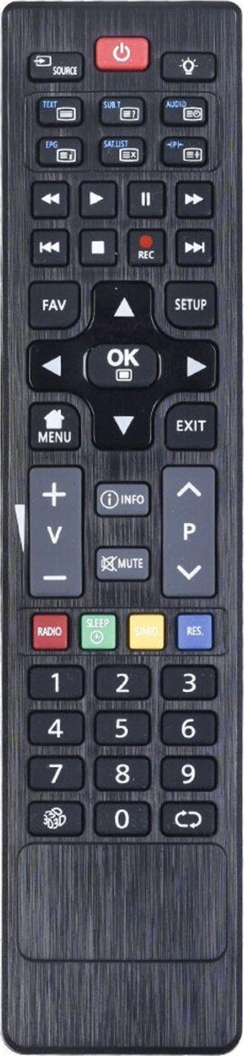 Sunny - Axen - Woon 3D Tuşlu Led Tv Kumanda Hob840 Tr-802 Uyumlu
