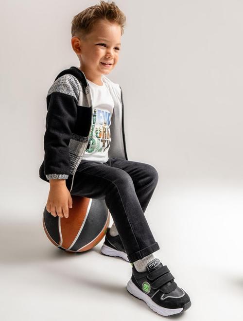 Erkek Çocuk Siyah Hakiki Deri Anatomik Günlük Ayakkabı