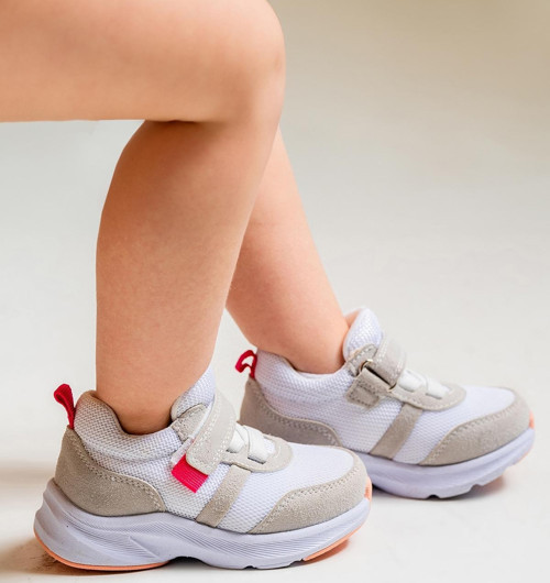 Unisex Çocuk Beyaz Günlük Spor Ayakkabı
