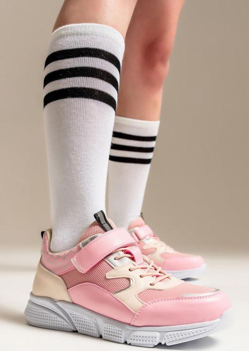 Unisex Çocuk Pudra Günlük Spor Ayakkabı