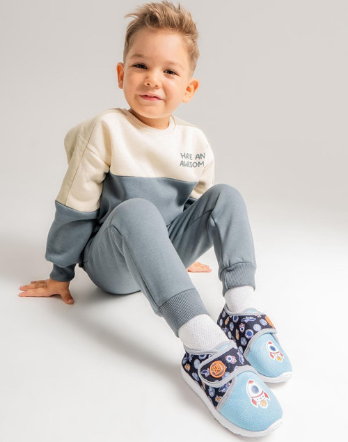 Unisex Çocuk Space Anatomik Çocuk Panduf