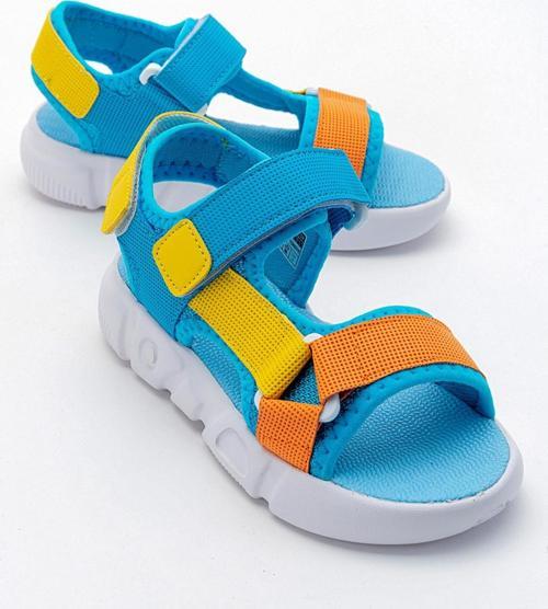 Erkek Çocuk Mavi-Saks Anatomik Hafif Spor Sandalet