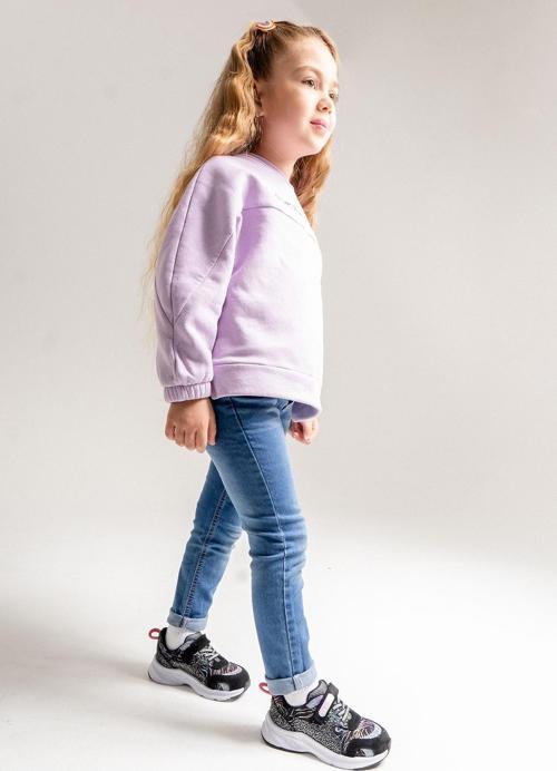 Kız Çocuk Siyah Hakiki Deri Anatomik Günlük Ayakkabı