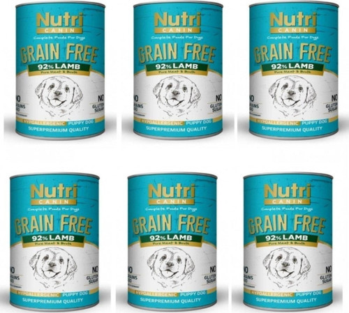 Kuzulu Yavru Köpek Konservesi 400 Gr (6 Adet)