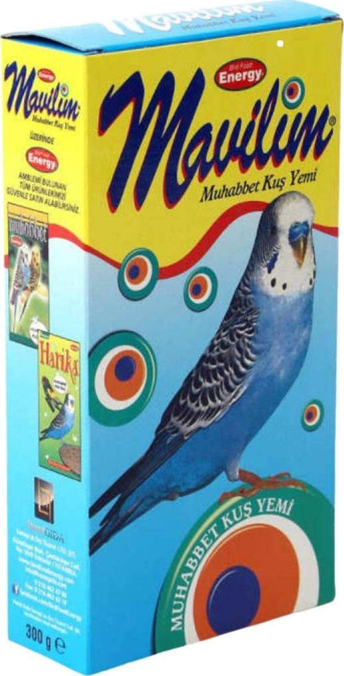 Mavilim Muhabbet Kuşu Yemi 300 Gram 6 Kutu