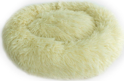 By Mita Julıet Peluş Small Krem Evcil Hayvan Yatağı