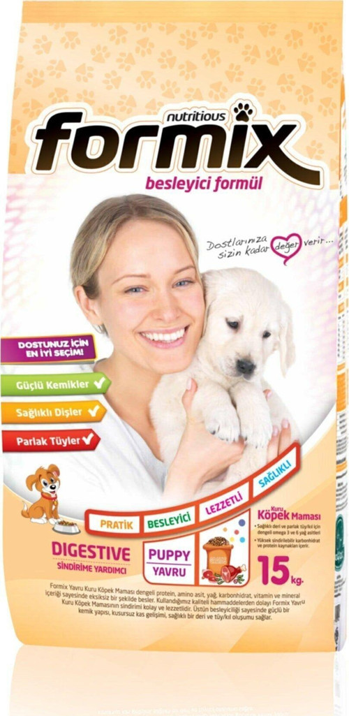 Formix Pupy Kuzu Etli Yavru Köpek Maması 15 Kg