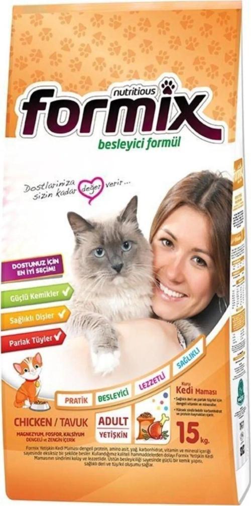 Formix Tavuklu Yetişkin Kedi Maması 15 Kg