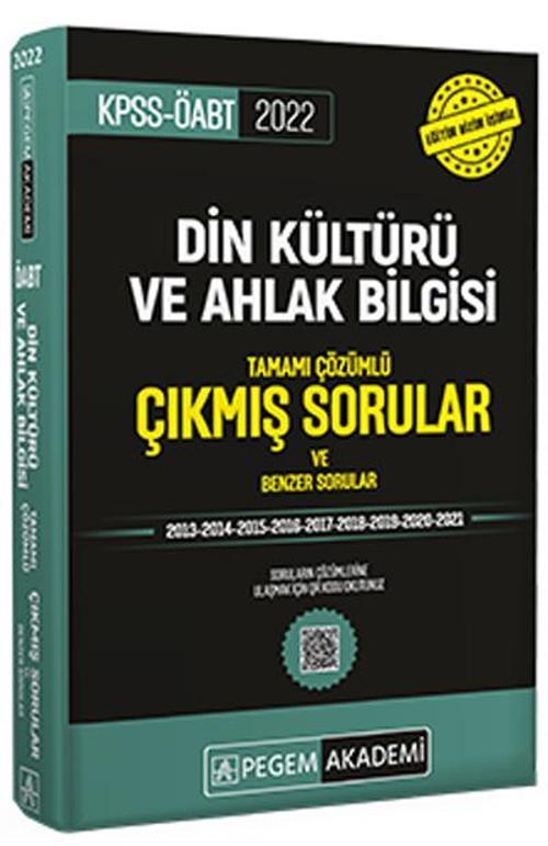 2022 KPSS ÖABT Din Kültürü ve Ahlak Bilgisi Çıkmış Sorular (Roman Boy)