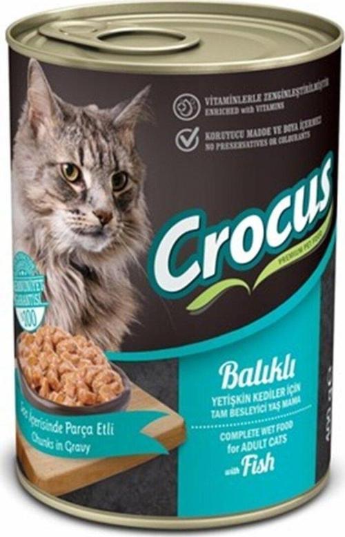 Yetişkin Kedi 12 Adet Balıklı Yaş Mama 400G