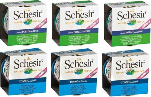 2 Çeşit Yavru Kedi Konservesi 85 Gr. X 6 Adet