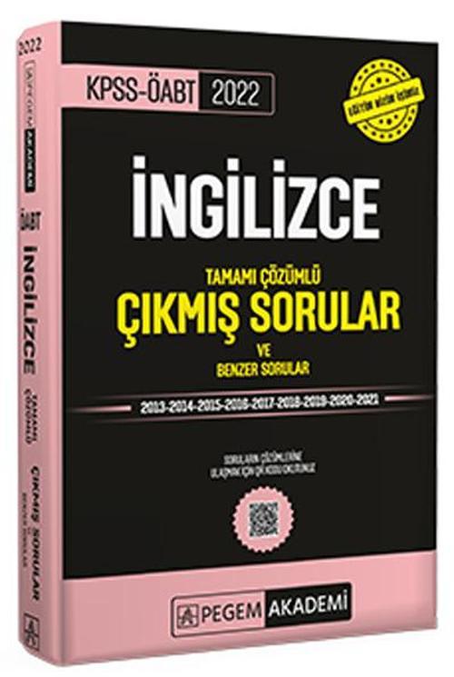 2022 KPSS ÖABT İngilizce Tamamı Çözümlü Çıkmış Sorular (Roman Boy)