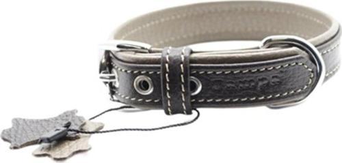 Yumuşak Dokulu Gerçek Deri Flatiron Köpek Boyun Tasması Kahverengi Toprak 3X54 Cm