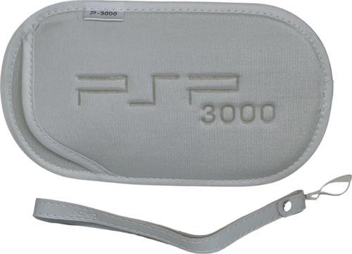 Psp 2000/3000 Soft Çanta Kılıf + Bileklik Beyaz (psp 2000/3000 Uyumlu)