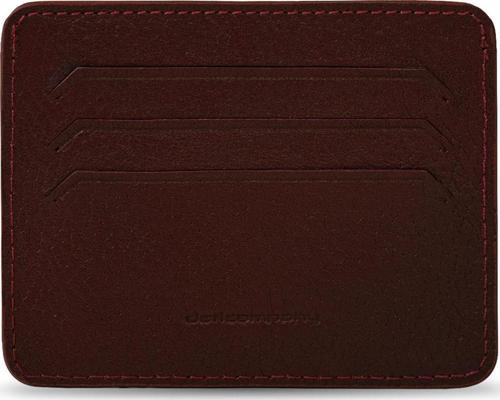 Erkek Hakiki (Gerçek) Deri Kartlık Floater Desen Bordo 114506