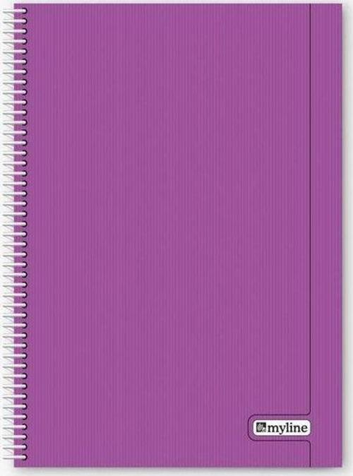 Nova A4 P.P Kapak 96 Yaprak Çizgili Mor Defter