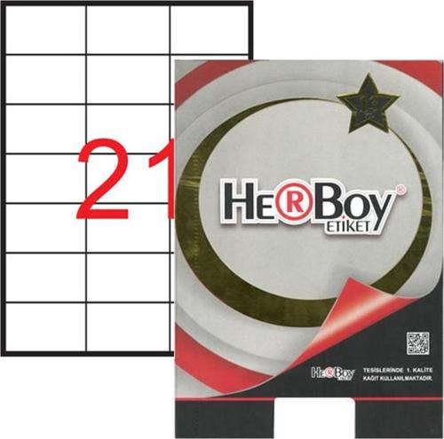 Hb-1124 70Mmx42,4Mm Beyaz Lazer Etiket