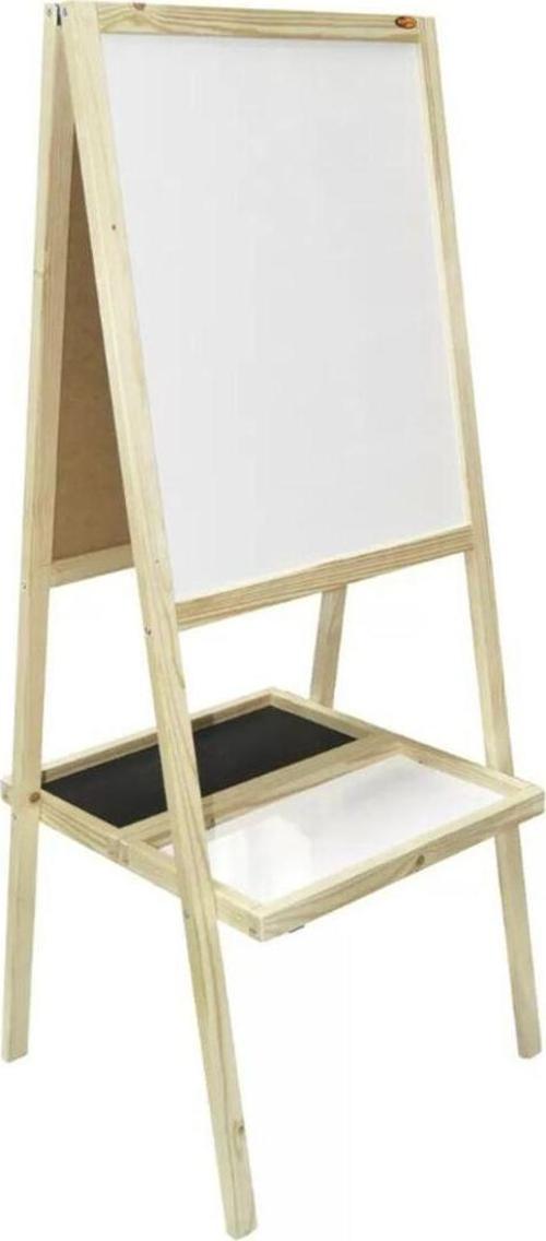 35X50 Cm Eko Ahşap Ayklı Çatı Tipi Yazı Tahtası Beyaz-Pan299B
