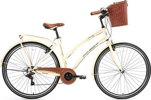 SERENITY S KADIN ŞEHİR BİSİKLETİ 48CM V 28 JANT 7 VİTES KREM SİLVER