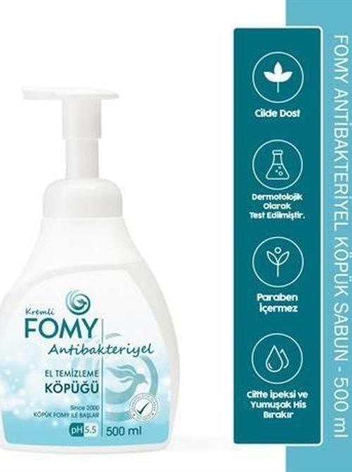 Antibakteriyel Köpük Sabun Güvenli Derinlemesine Temizlik, Uzun Süreli Hijyen 500ml