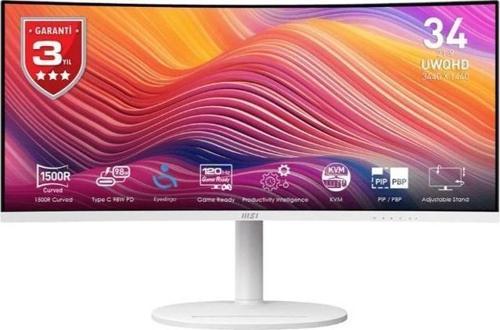 MODERN MD342CQPW 34'' UWQHD VA 120HZ 1MS ADAPTIVE-SYNC TYPE-C CURVE MONITOR