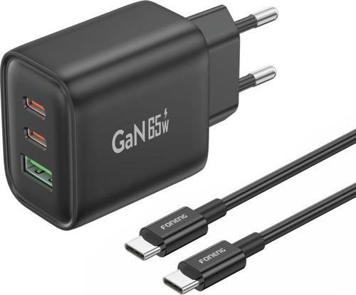 GaN10 GaN 65W 2 Type-C 1 Usb Girişli Type-C Hızlı Şarj Aleti