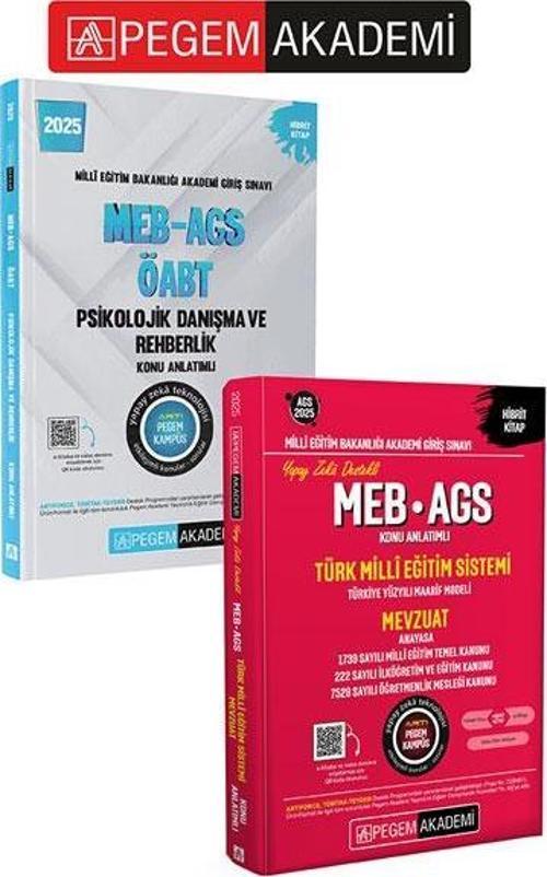 PEGEM AKADEMİ 2025 KPSS ÖABT Psikolojik Danışma ve Rehberlik Konu Anlatımlı  + 2025 MEB-AGS Konu Anl