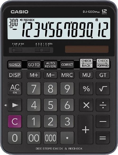 Casio DJ-120D Plus 12 Haneli Masaüstü Hesap Makinesi