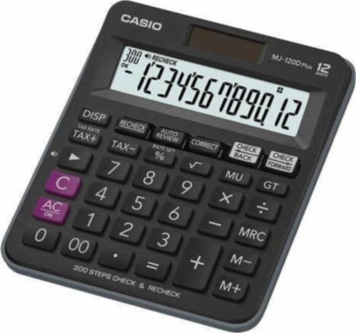 Casio Mj-120d Plus 12 Haneli Masaüstü Hesap Makinesi