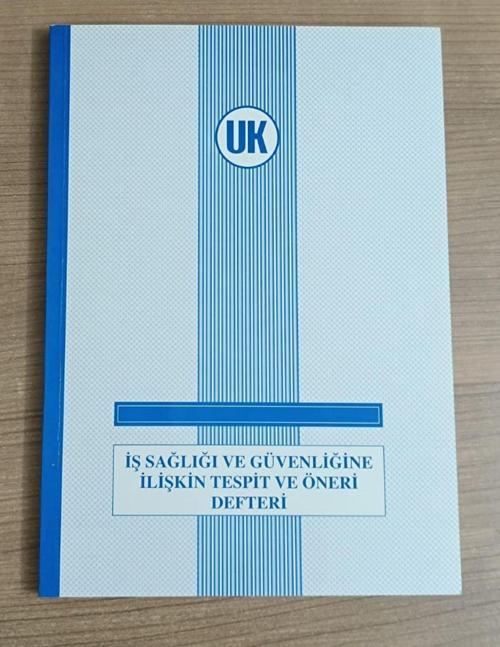 Gülpaş 229 Işci Sağlığı Ve Iş Güvenliği Tespit Ve Öneri Defteri Karton Kapak 20x28cm 50 Sayfa
