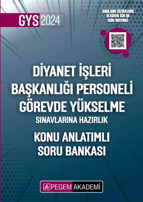 2023 Diyanet İşleri Başkanlığı Personeli Görevde Yükselme Sınavlarına Hazırlık Konu Anlatımlı Soru B