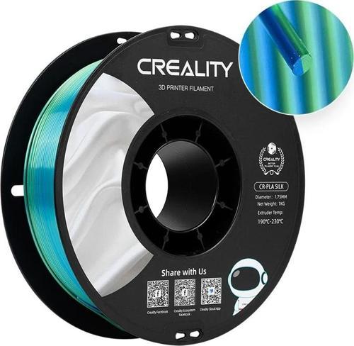 Creality CR-SILK PLA Filament Mavi-Yeşil Çift Renk 1.75mm 1kg