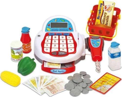 Oyuncak Sesli ve Işıklı Yazar Kasa Seti S01002754