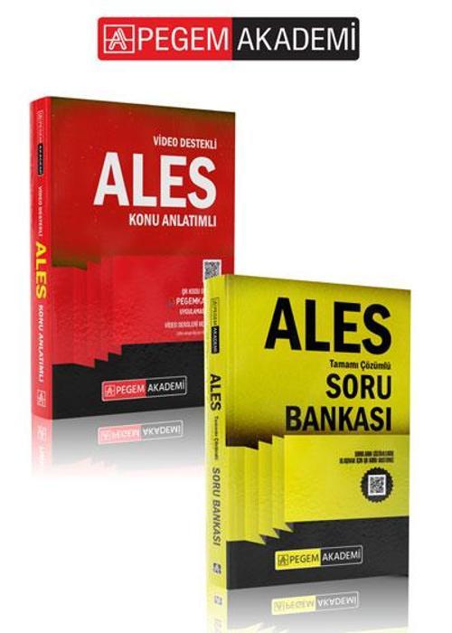 Pegem Akademi 2024 Ales Konu Anlatımlı + ALES Soru Bankası  (2.Kitap)