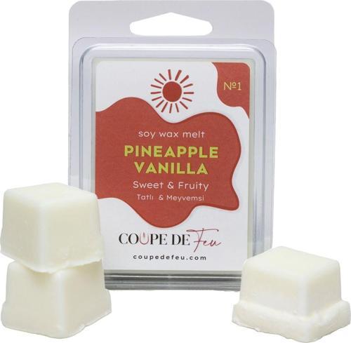 No.1 Pineapple Vanilla Buhurdanlık Mumu Koku Barı Soy Wax Melt 72Gr
