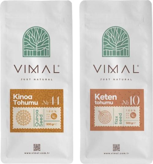 Beyaz Kinoa 500 Gr Keten Tohumu 500 Gr Avantajlı 2'Li Set