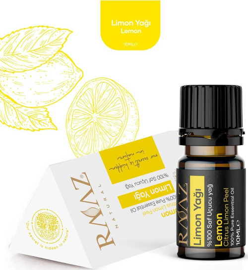 Limon Kabuğu Uçucu Yağı % 100 Saf 10 Ml ( Lemon Oil )