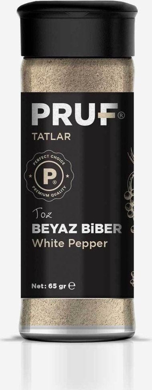Beyaz Biber Öğütülmüş 65 Gr. Cam Şişe