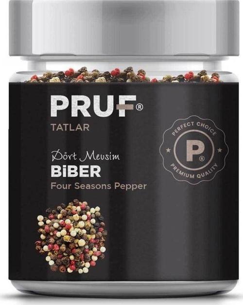 Renkli Karabiber Dört Mevsim Tane 165 Gr. Cam Kavanoz