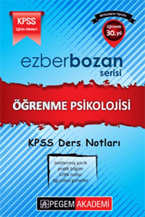 KPSS Ezberbozan Eğitim Bilimleri Öğrenme Psikolojisi Ders Notları