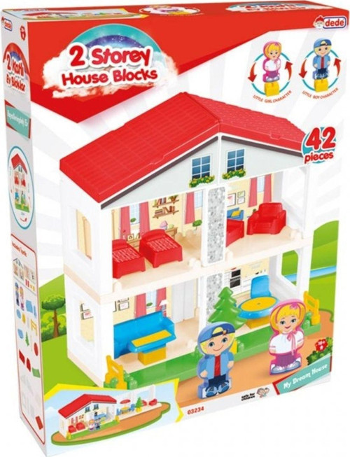 Iki Katlı Ev Bloklar 42 Parça