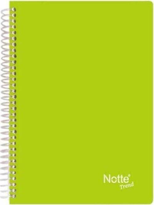 A4 120 Yaprak Plastik Kapak Spiralli Kareli Defter