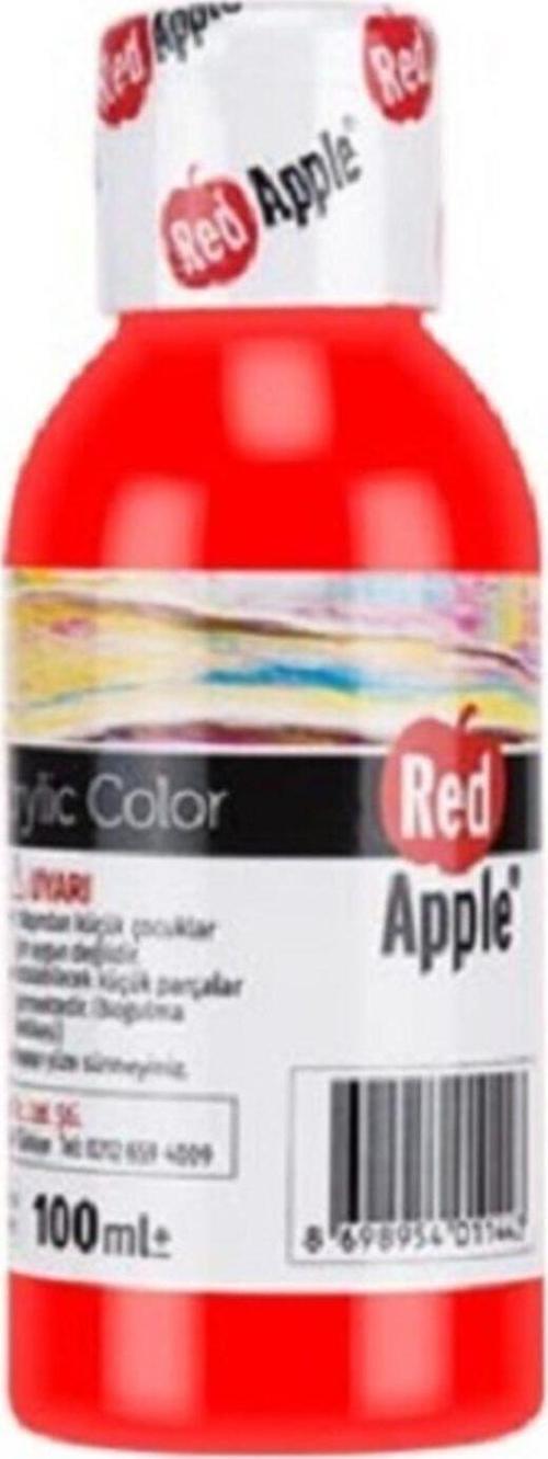 Akrilik Boya Kırmızı 100 Gr. Ra110 - 12